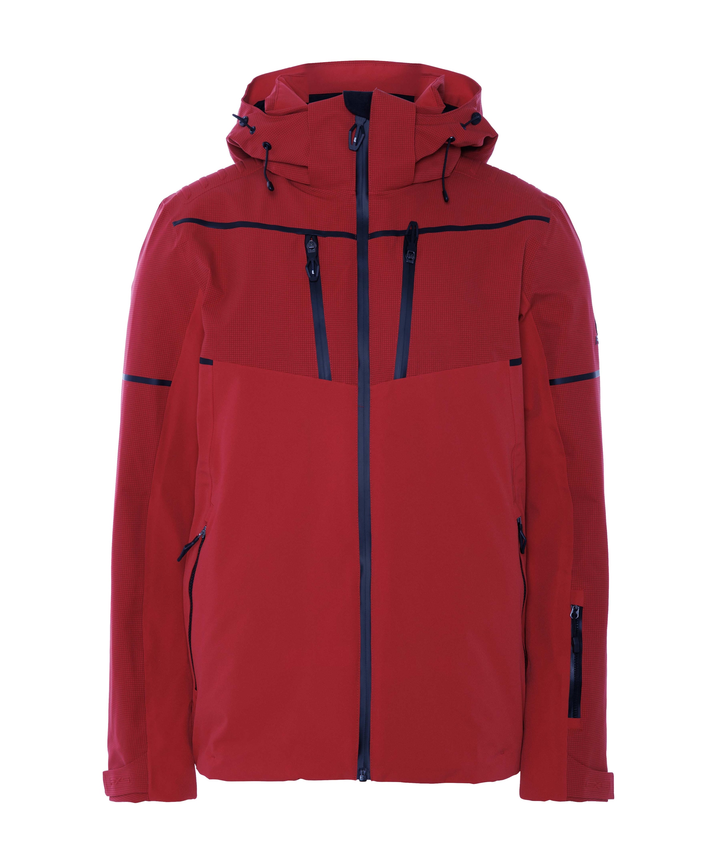 Heren ski-jas rood