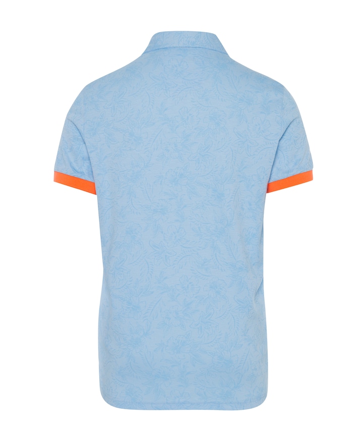 Heren polo blauw