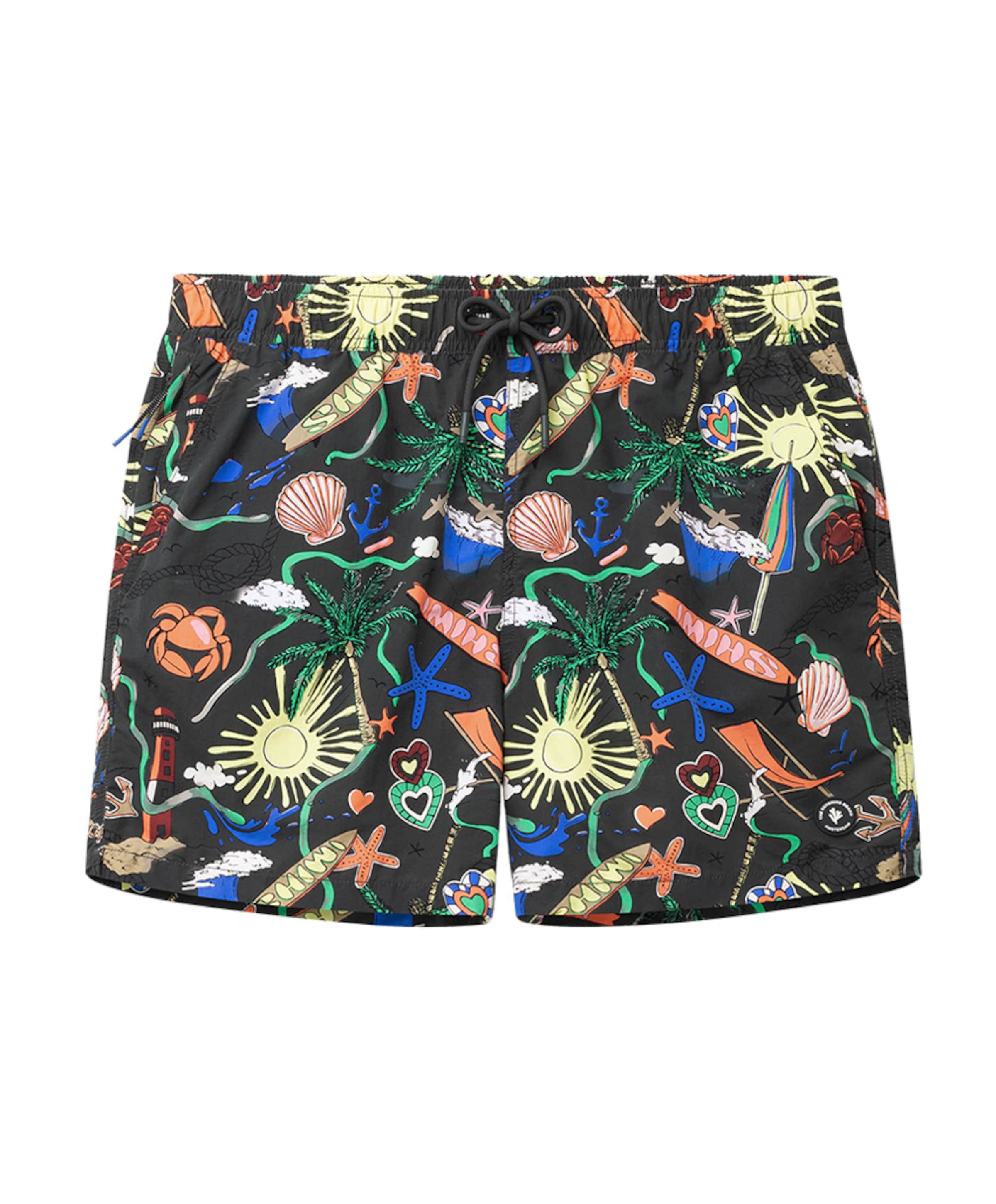 Heren zwemshort zwart