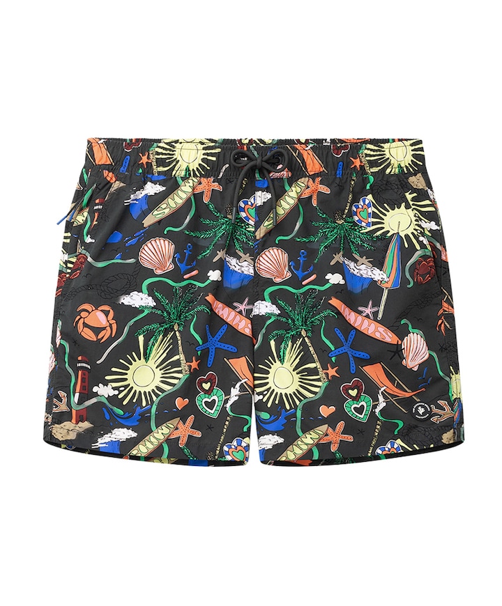 Heren zwemshort zwart