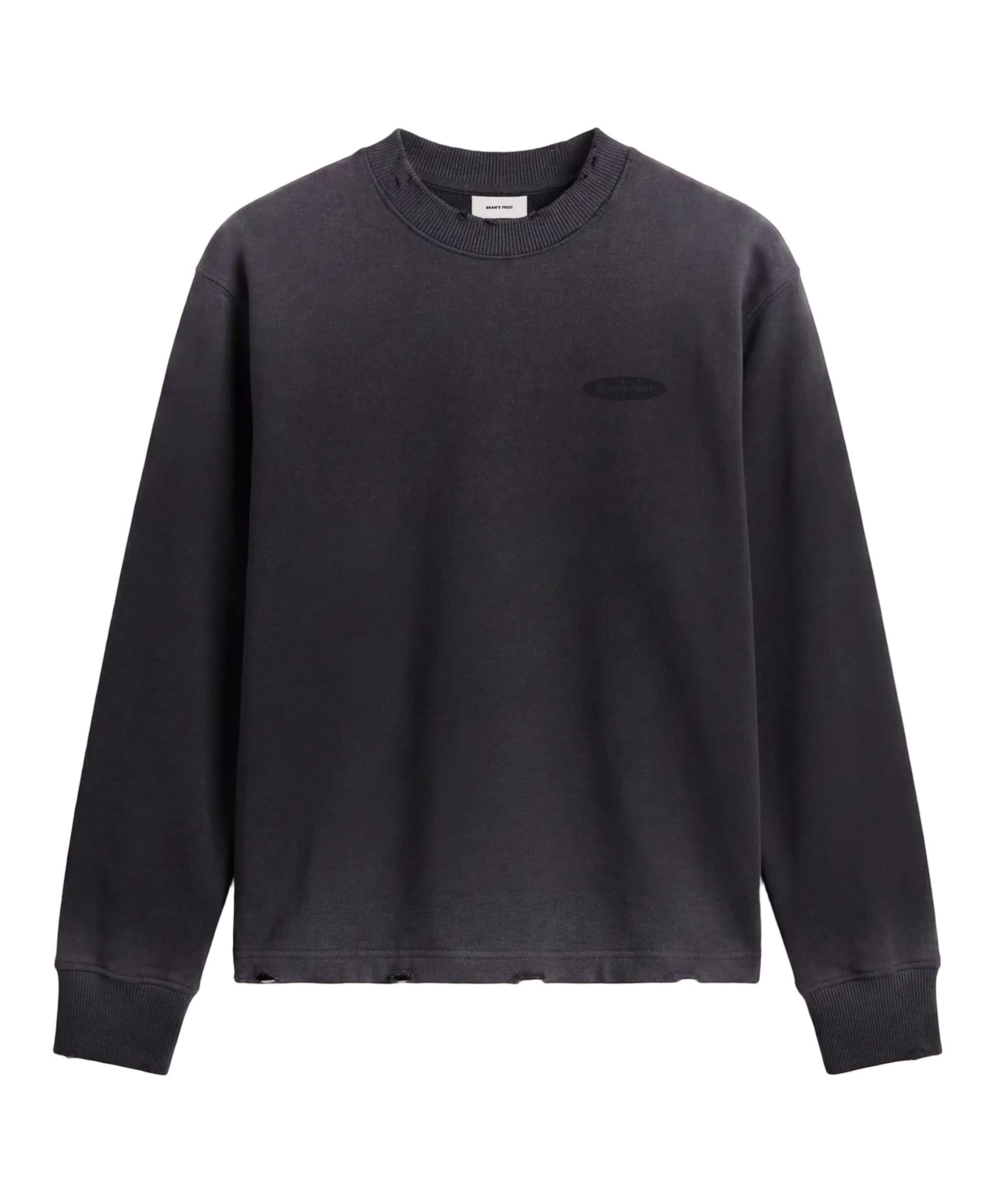 Heren longsleeve zwart