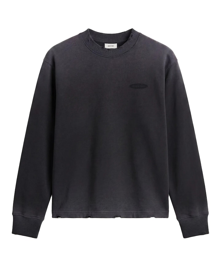 Heren longsleeve zwart