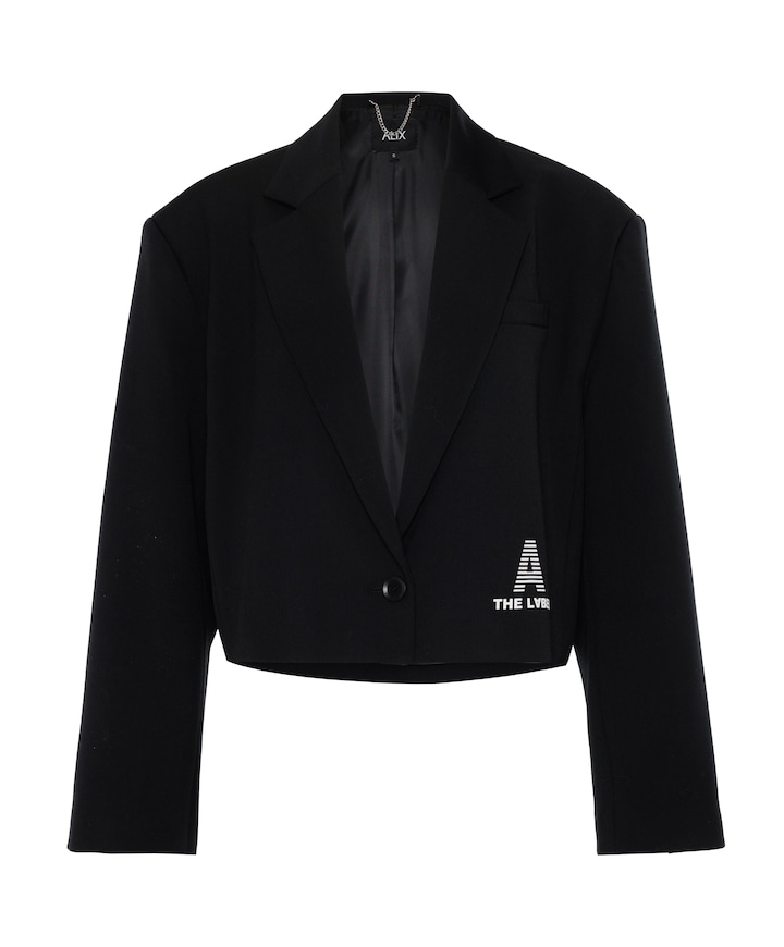 Dames blazer zwart