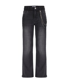 Attitude Wide Leg Basic jeans zwart