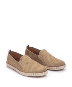 TOM HOLE/MICRO heren sneakers beige