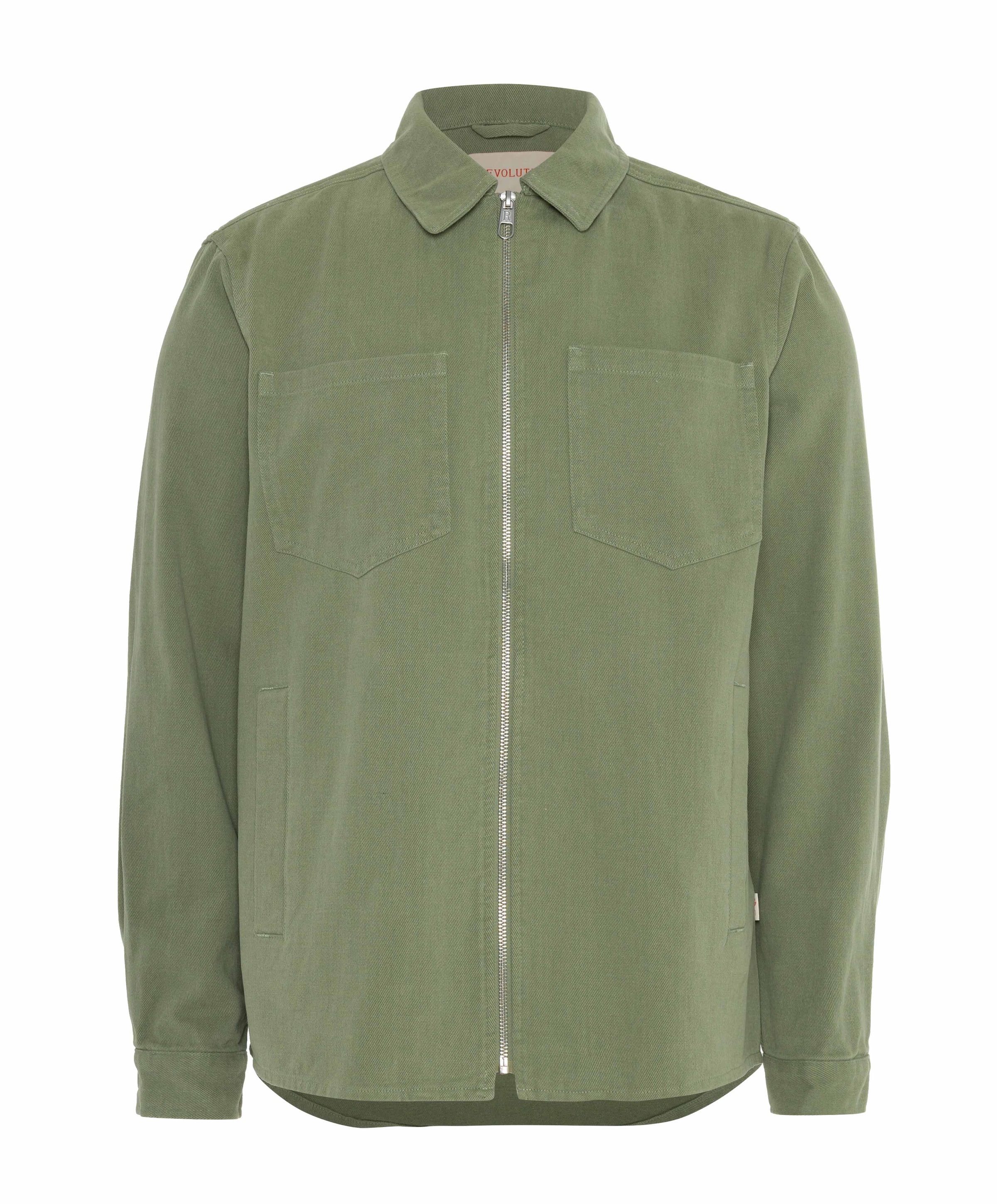 Heren overshirt groen