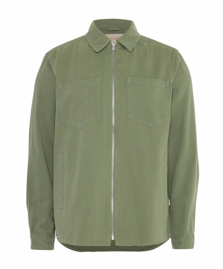 Heren overshirt groen