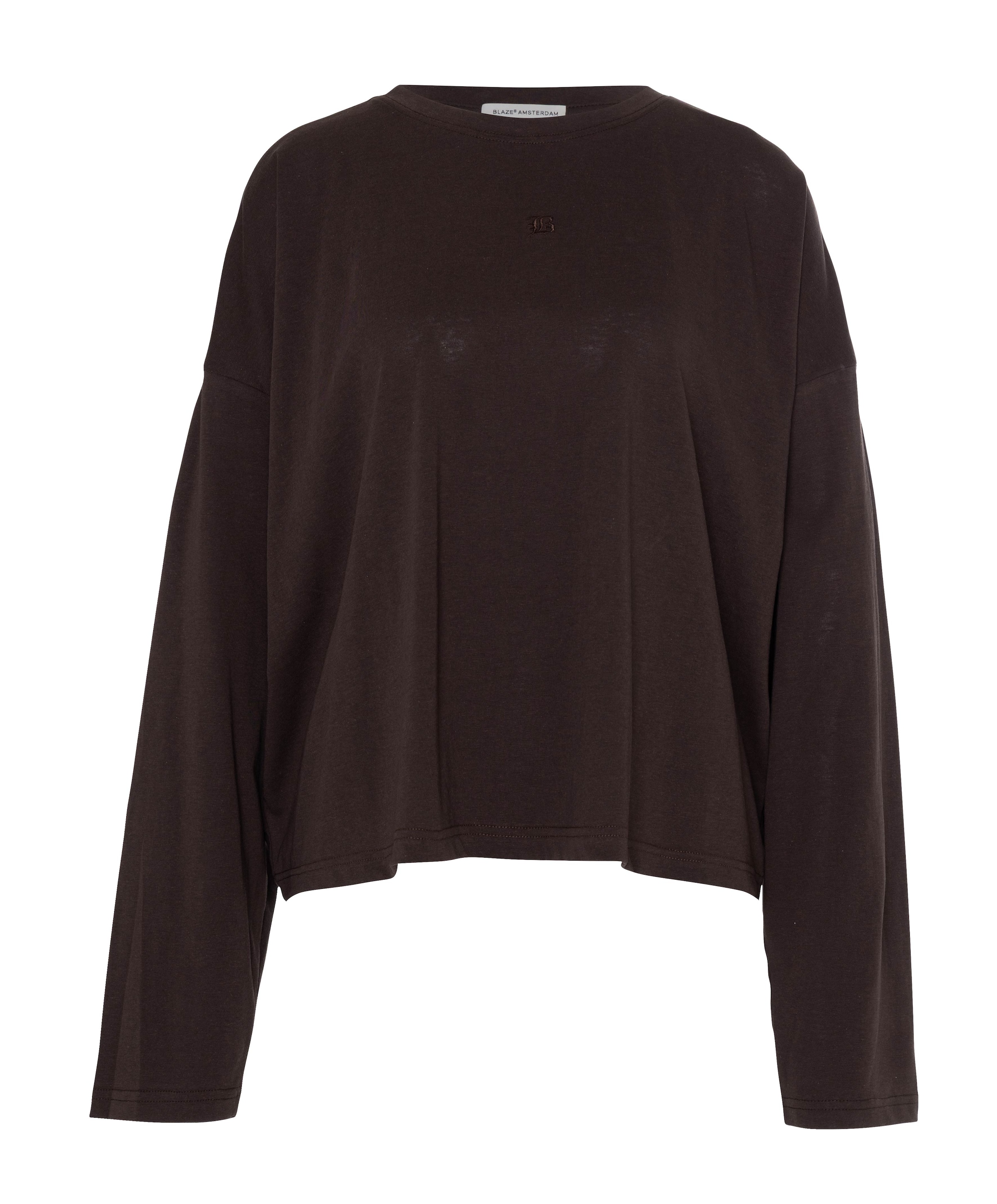Dames longsleeve bruin