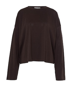 Dames longsleeve bruin