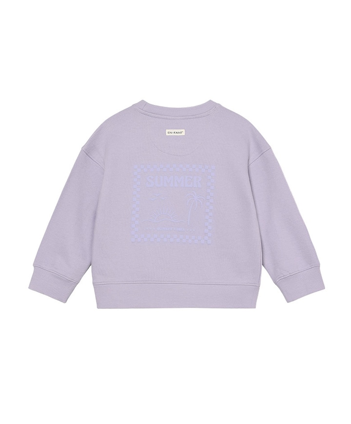 Meisjes sweater paars