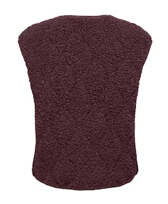 Dames gilet bordeaux
