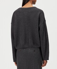Dames vest grijs