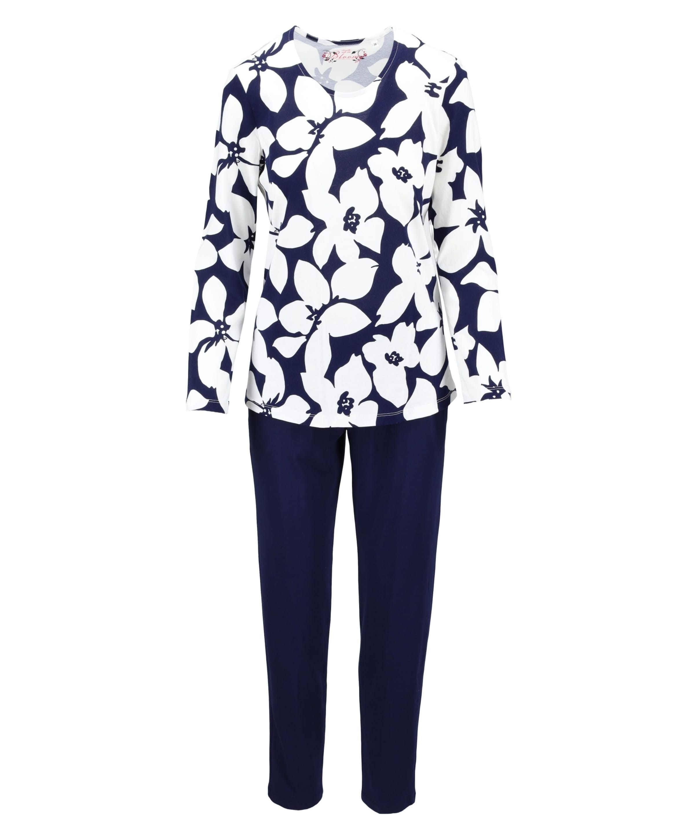 Dames pyjamaset blauw
