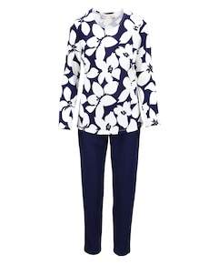 Dames pyjamaset blauw