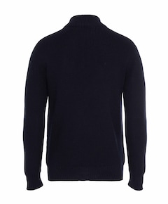 Heren trui met rits blauw
