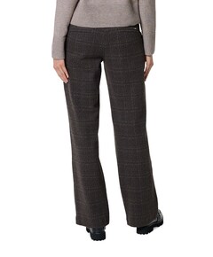 Jenny Wide Leg dames broek bruin