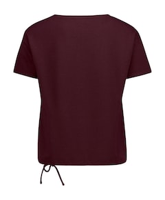 Dames T-shirt bordeaux