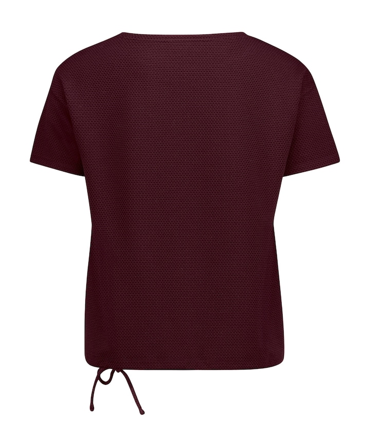 Dames T-shirt bordeaux