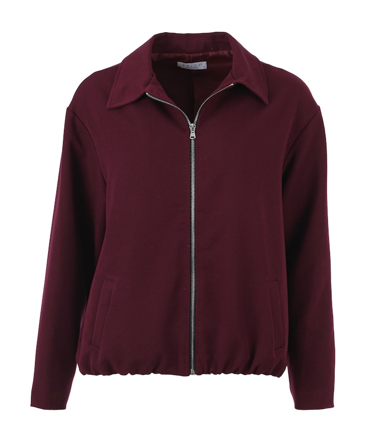 Dames jas bordeaux