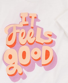 Meisjes t-shirt ecru