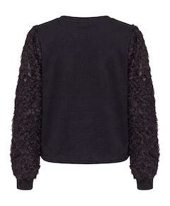 Dames plussize sweater zwart