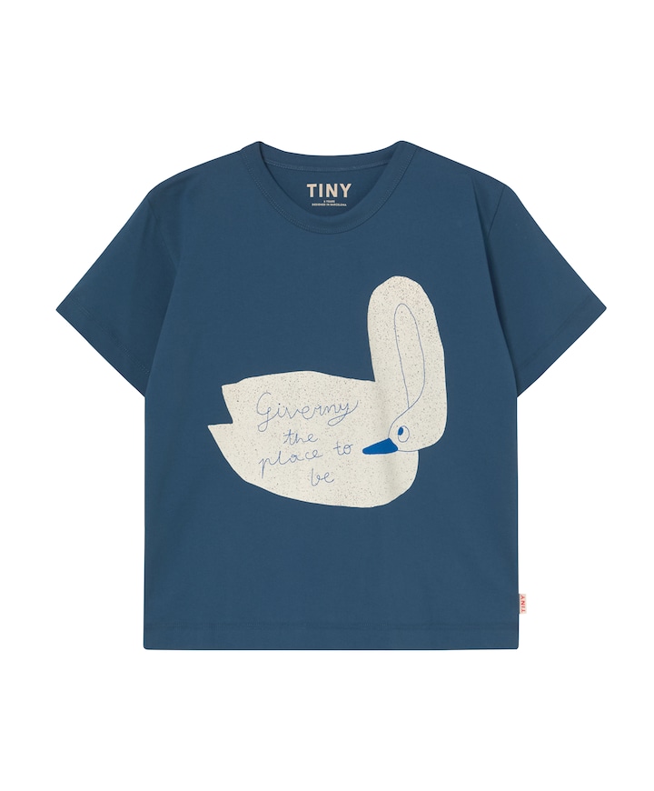 Uniseks t-shirt blauw