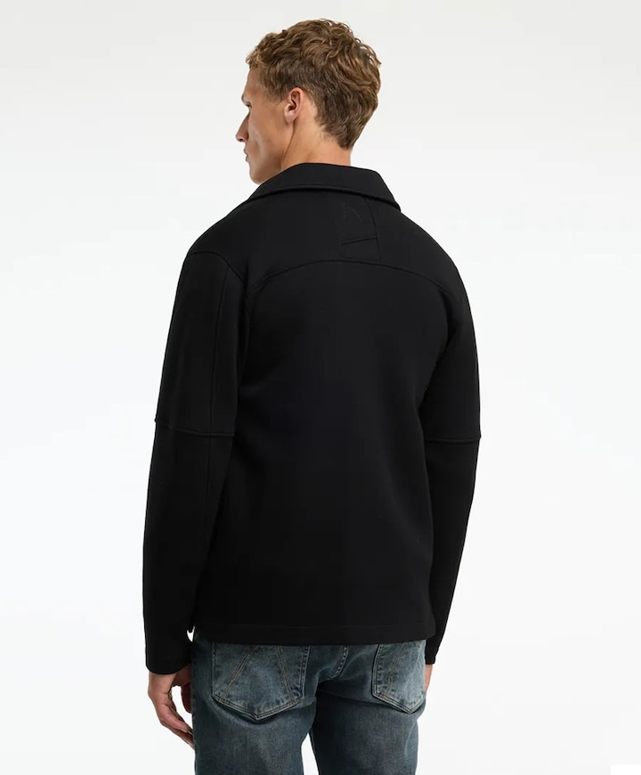 Heren overshirt zwart