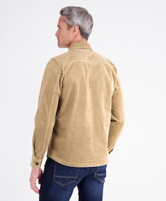 Heren overshirt beige
