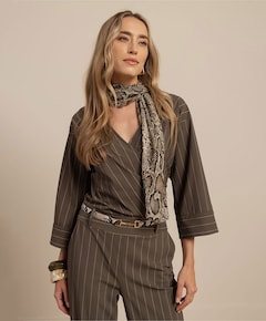 Primrose stripe dames jumpsuit groen