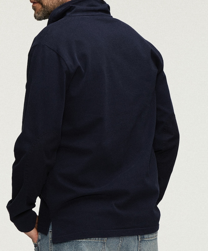 Heren polo blauw