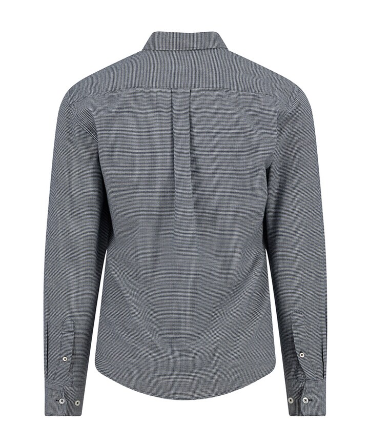 Heren overhemd lange mouw groen