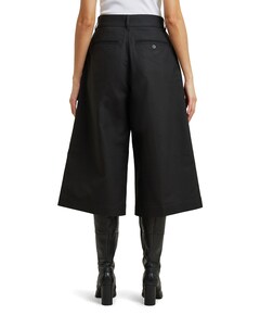 Pleated culotte wmn dames broek zwart