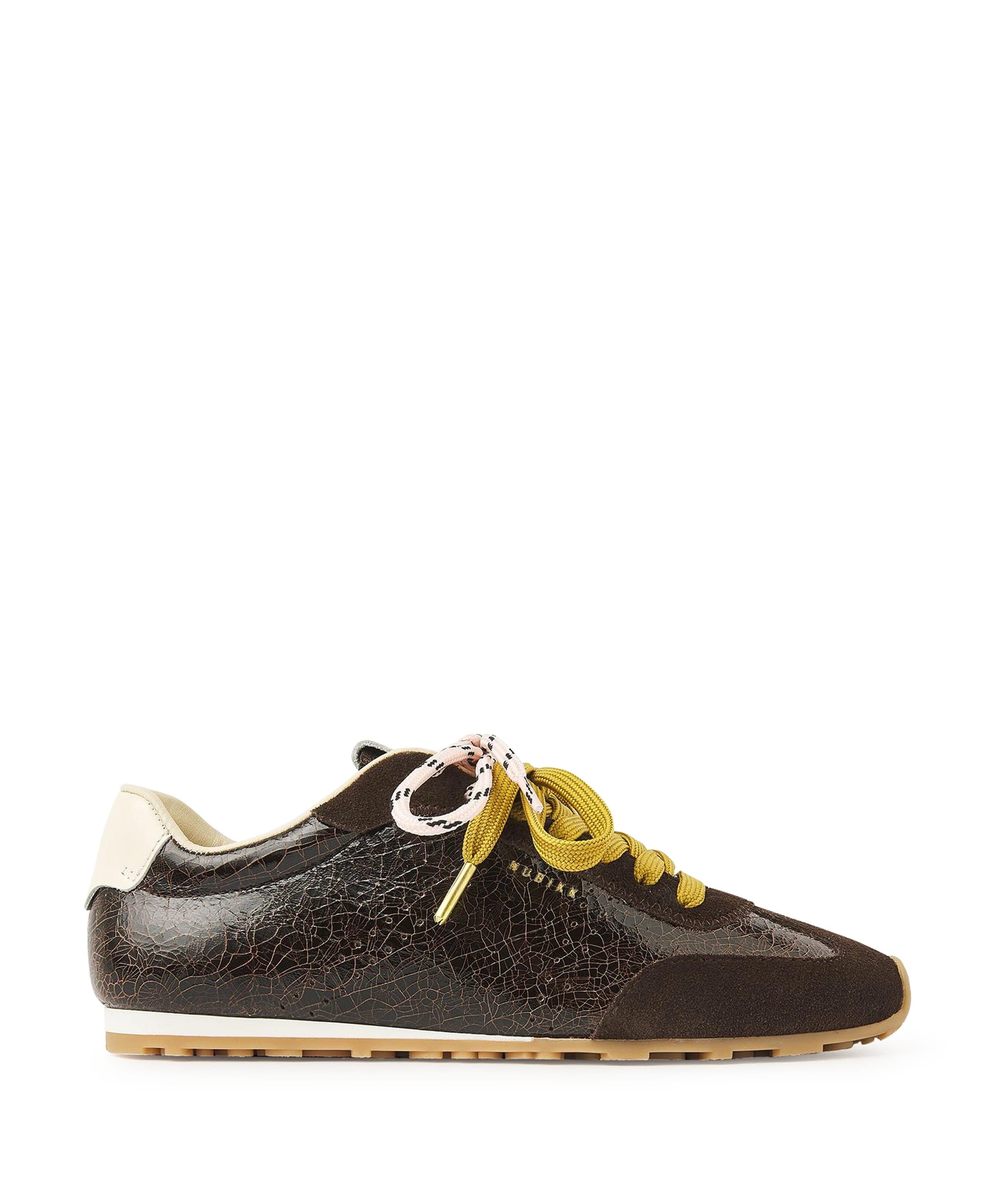 Billy Lou dames sneakers bruin