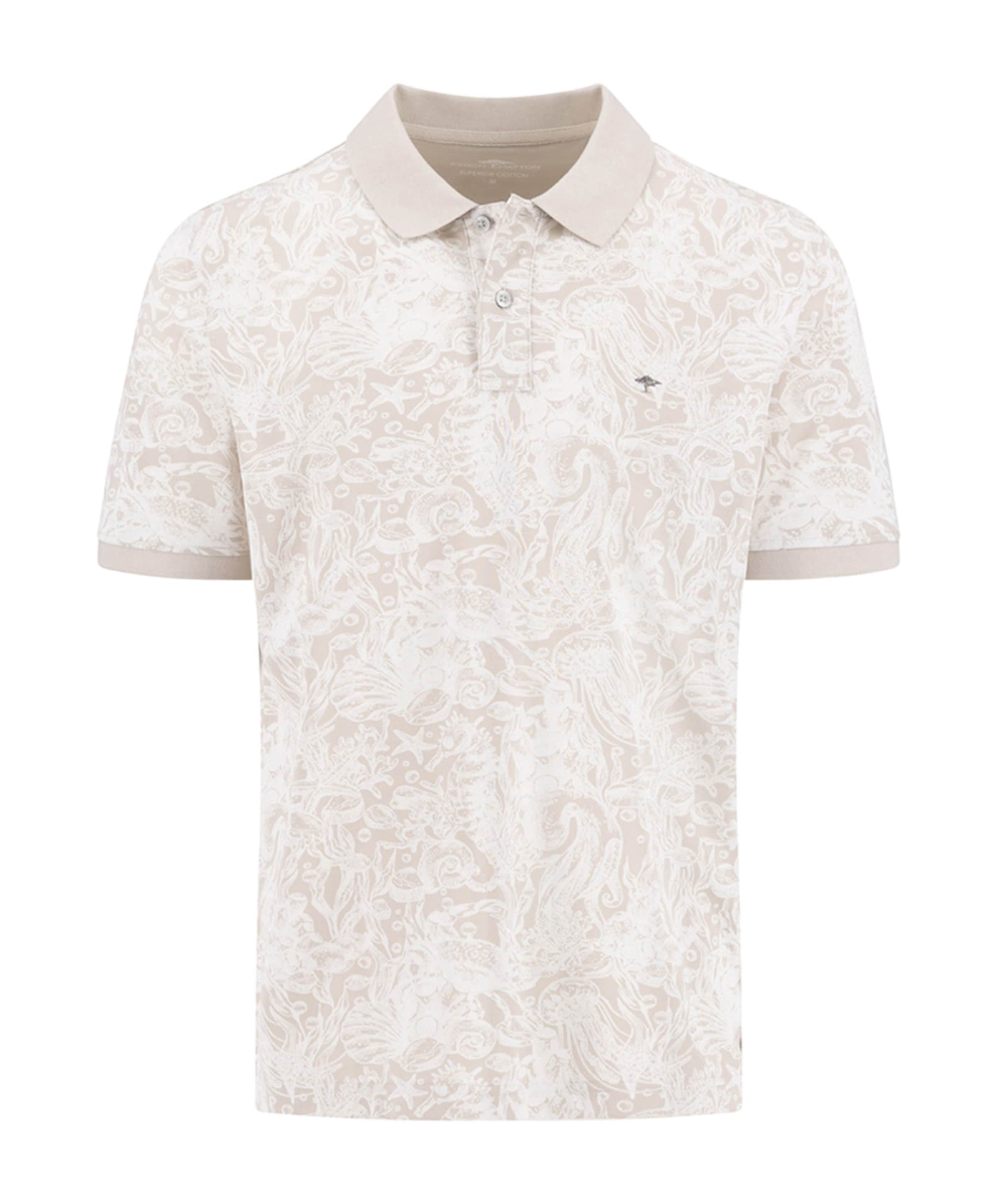 Heren polo beige