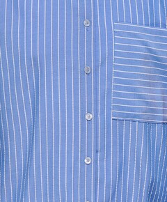 Meisjes blouse lange mouw blauw