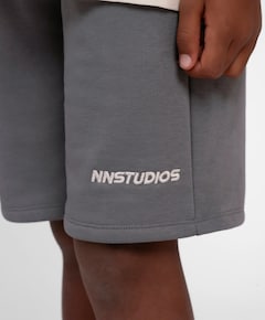 Neil Sweatshorts jongens korte broek grijs