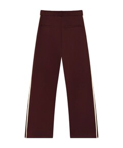 Wide Leg Tape meisjes broek bordeaux