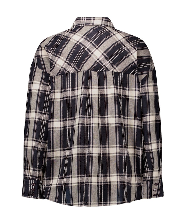 Dames blouse blauw