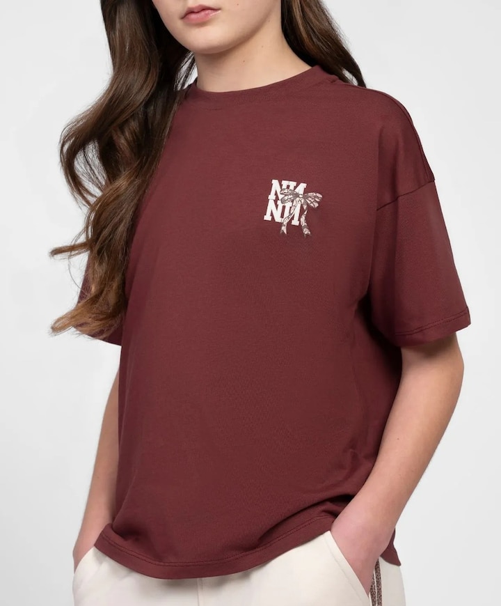 Meisjes T-shirt bordeaux