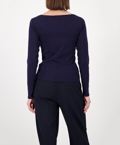 Dames longsleeve blauw