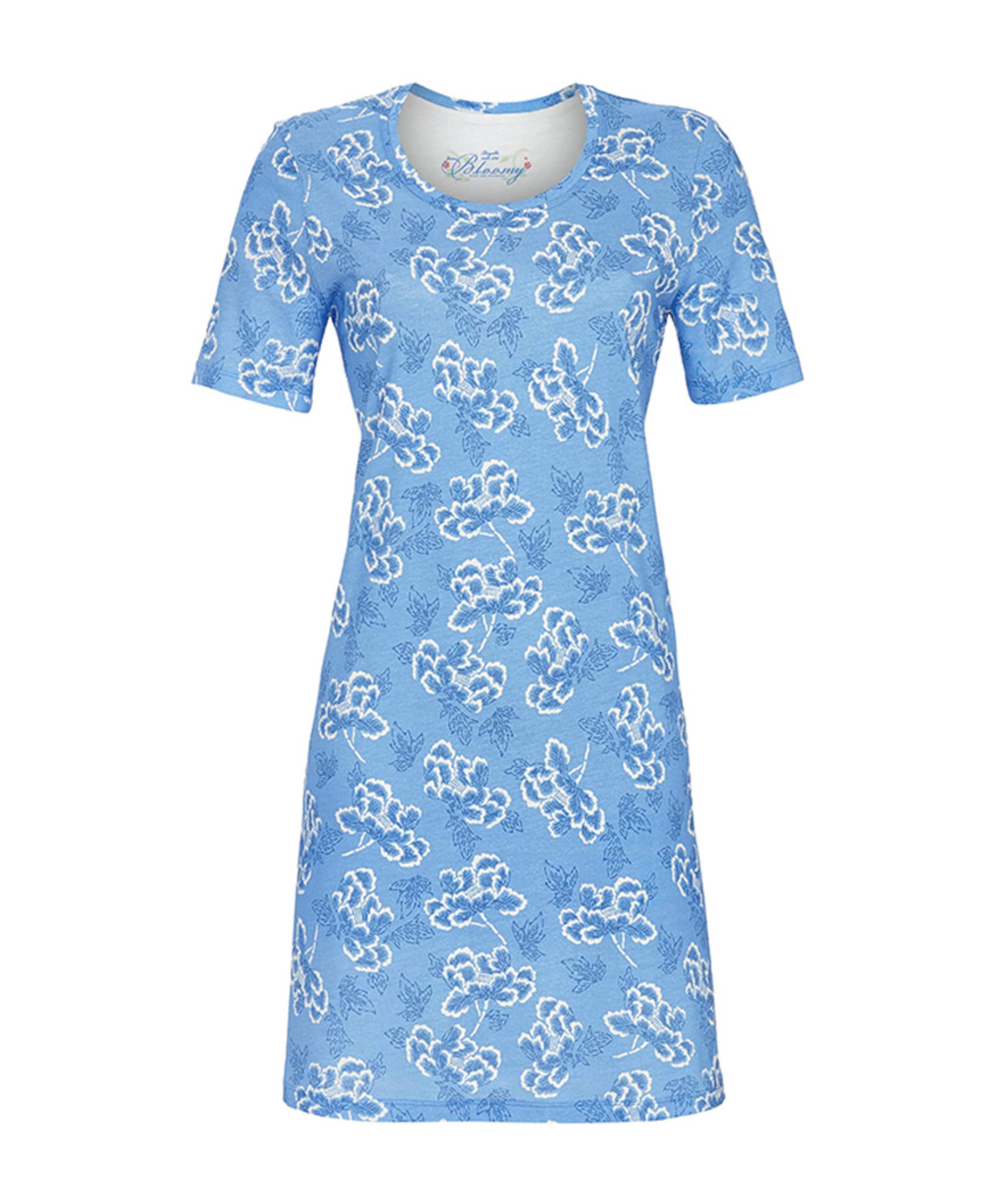 Dames nachthemd blauw