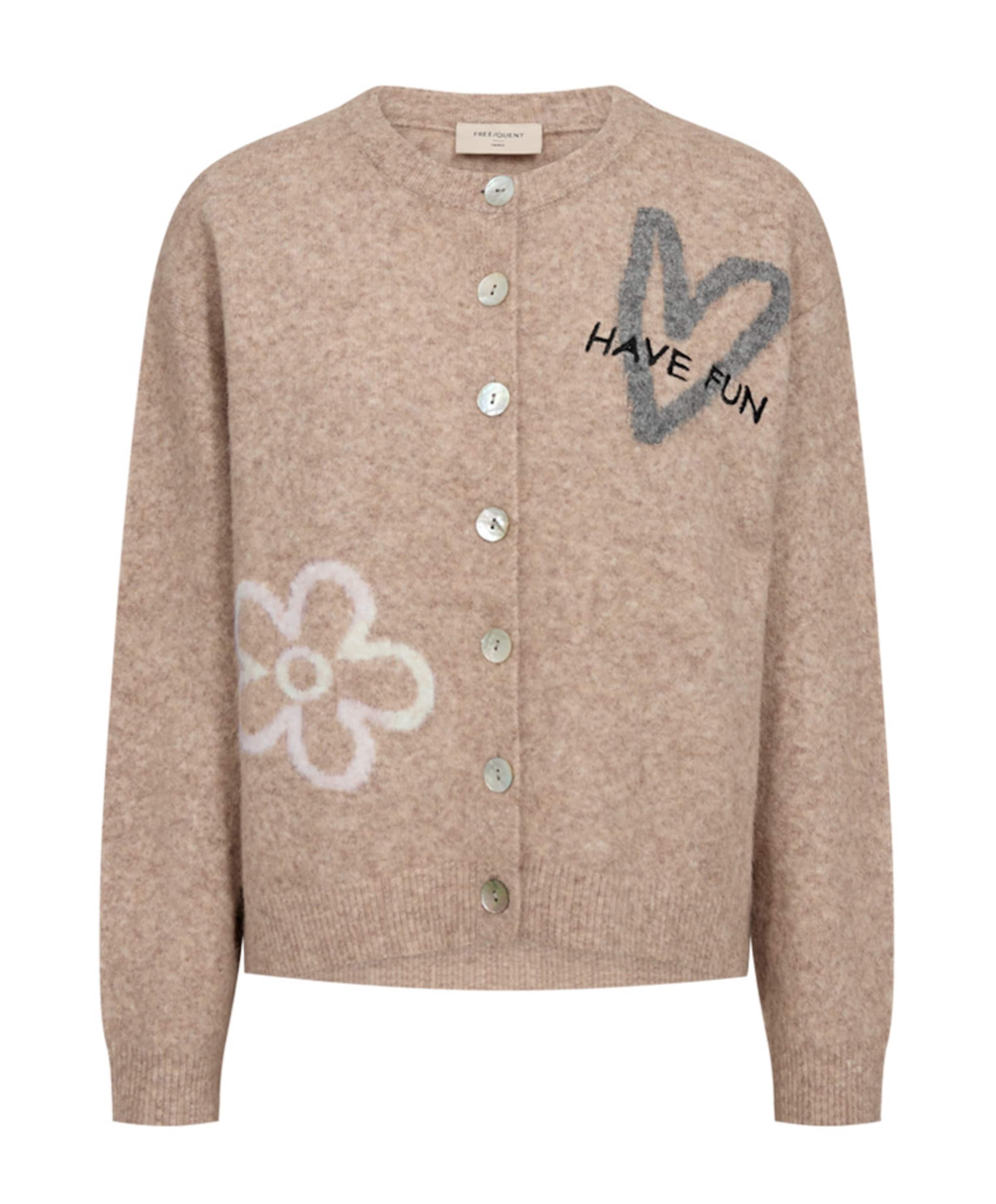 Dames vest beige
