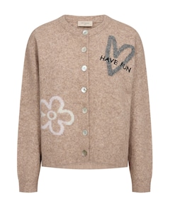 Dames vest beige