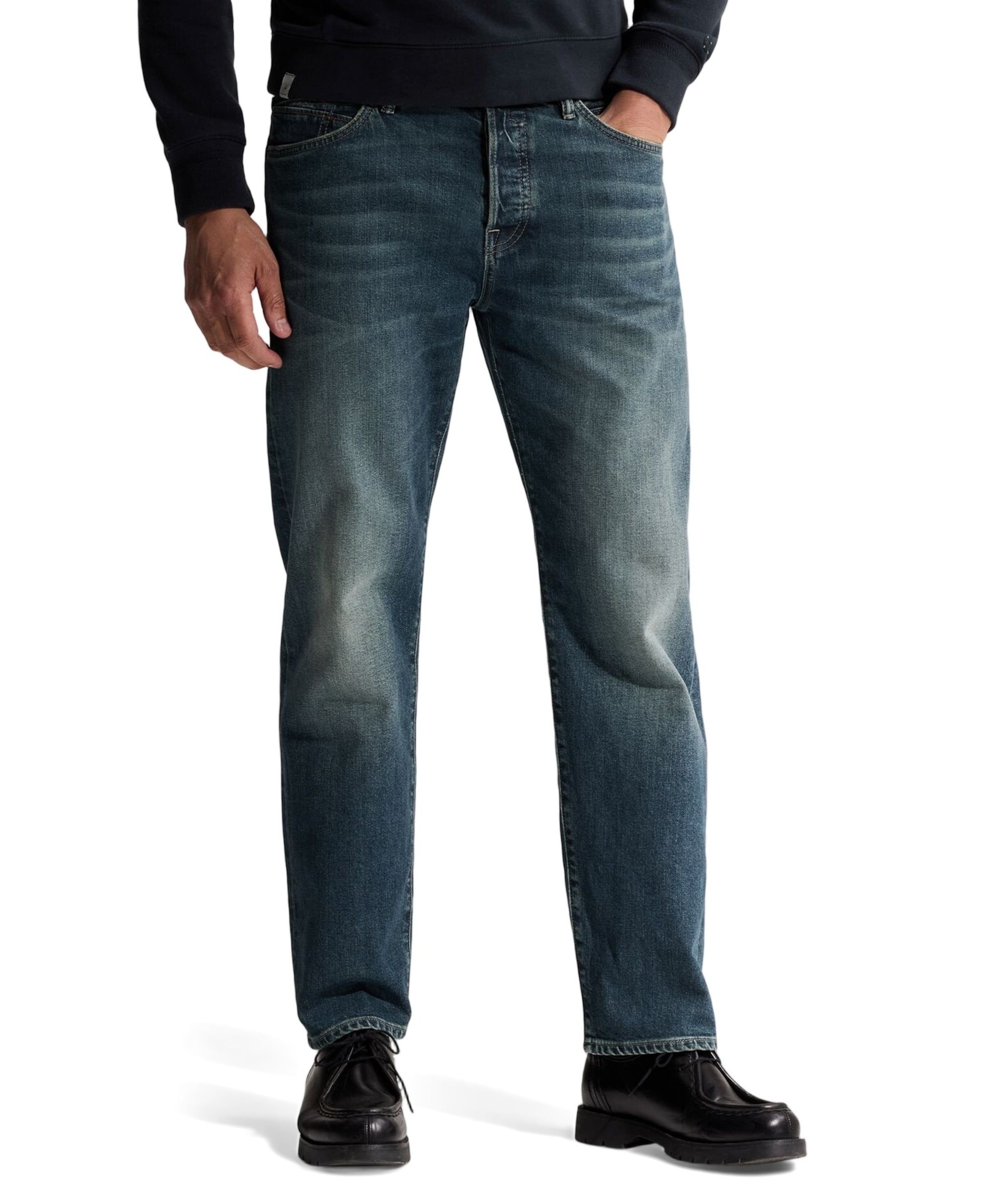 STEEPER RELAXED BLUE GREENCAST SHA heren jeans grijs