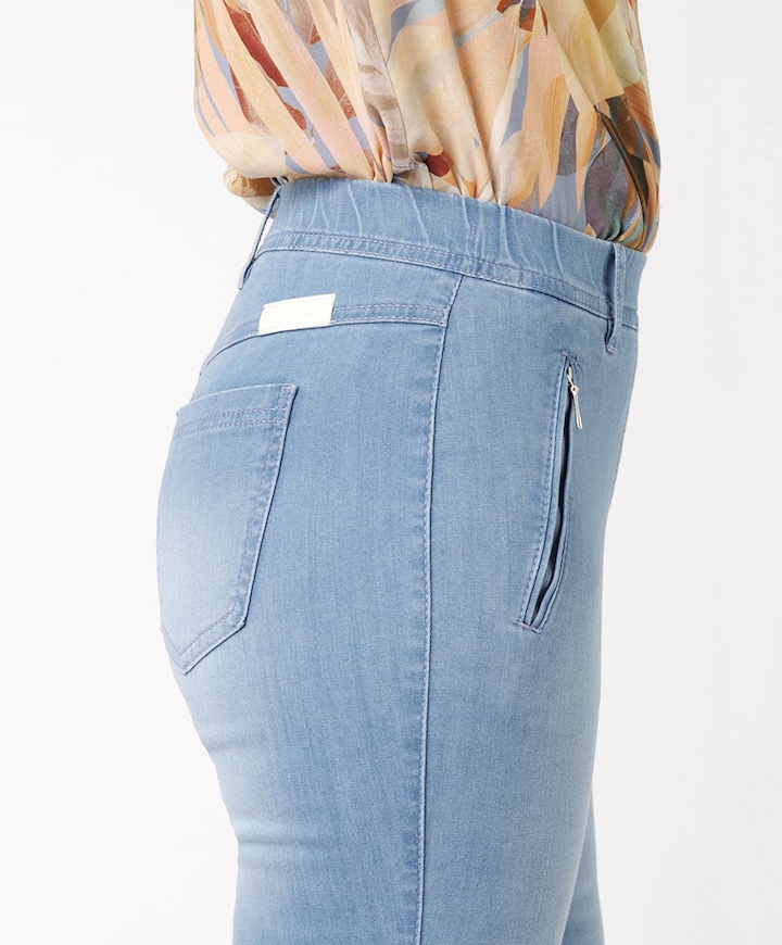 Alice Zip 7/8 dames jeans blauw