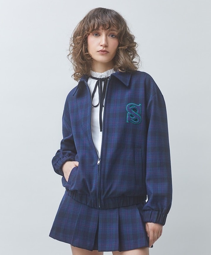 Dames jas blauw