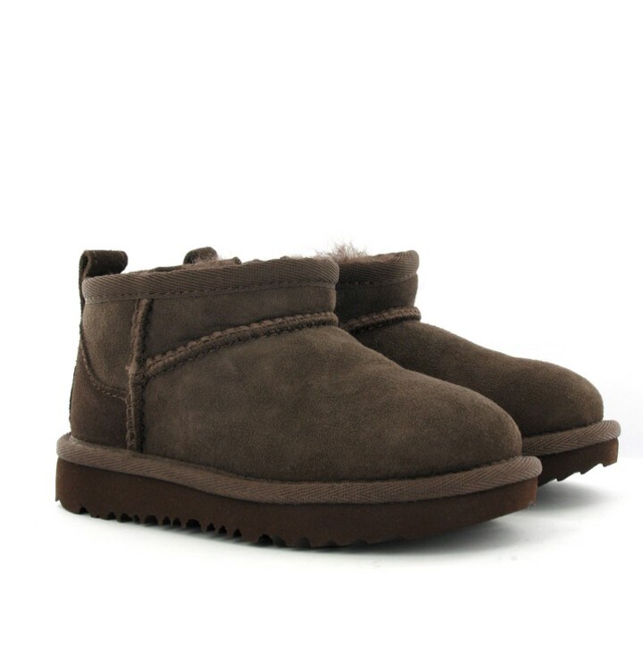 Classic ultra mini meisjes enkellaarzen bruin