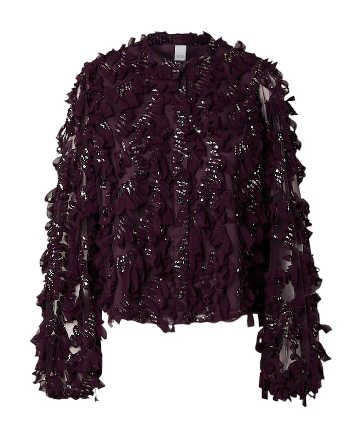 Dames blouse paars