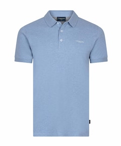 Heren polo blauw
