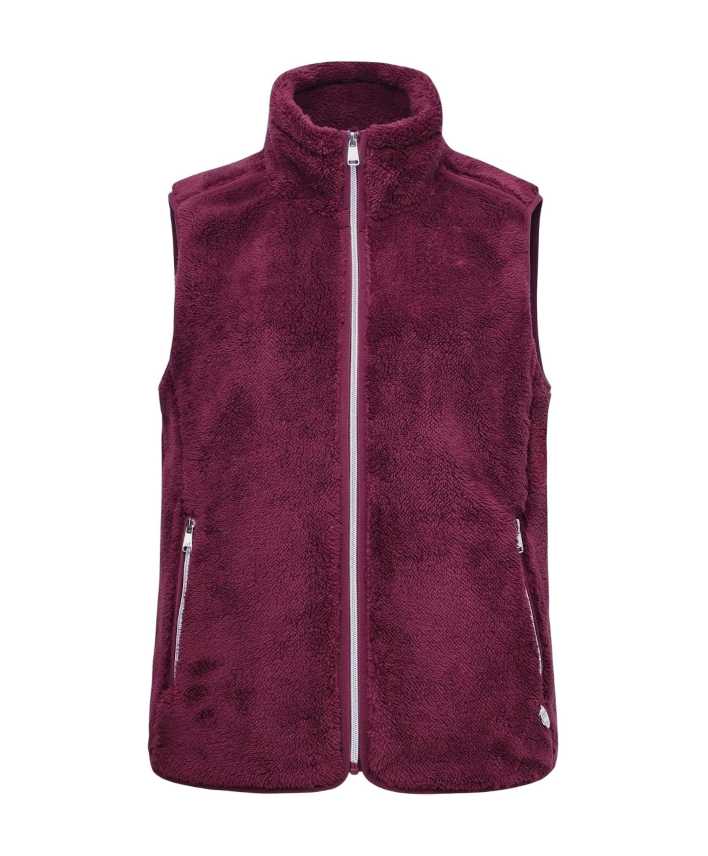 Dames gilet bordeaux